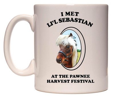 Parks and Recreation Li'l Sebastian Ceramic Coffee Mug 11 Oz. Beverage Cup Multicoloured