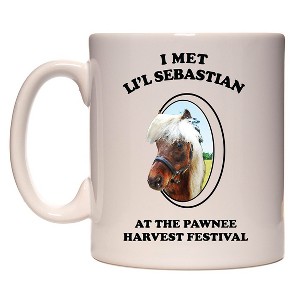 Parks and Recreation Li'l Sebastian Ceramic Coffee Mug 11 Oz. Beverage Cup Multicoloured - 1 of 3