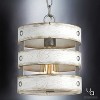 Urban Ambiance Luxury Modern Farmhouse Pendant,  10"H x 8-1/2"W,  Galvanized Steel Finish, UHP2473 - 3 of 4