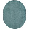 Unique Loom Solid Shag Solid Indoor Woven Area Rug - 2 of 4