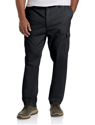 Big + Tall Essentials By Dxl Cargo Pants - Men's Big And Tall Black ...