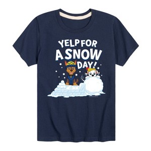 Boys' - Paw Patrol - Yelp For Snow Day Short Sleeve Graphic T-Shirt - 1 of 4