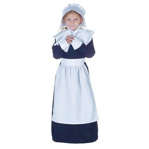 Underwraps Girls' Pilgrim Costume - 1 of 1