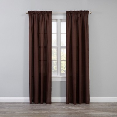 BrylaneHome BH Studio Microfiber Rod-Pocket Panel