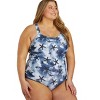 Sporti Sporti Plus Size Sanibel Island Moderate Printed Sweetheart One Piece Swimsuit Sanibel Island 26W - 2 of 4
