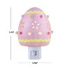 Mr. Cottontail LED Illuminated Ceramic Easter Egg Nighlight - 3 of 4