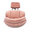 TOAOTBNBO Upholstered Lazy Bedroom Chair with Ottoman, Oversized Lounge Chair for Adults Single Sofa Sleeping Accent Chair with Footrest - 2 of 4