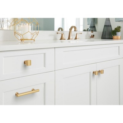 Champagne Bronze 5-1/16 Inch Modern Cabinet Pull