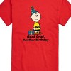 Men's - Peanuts - Charlie Brown Good Grief Another Birthday Short Sleeve Graphic T-Shirt - 2 of 4