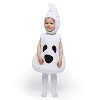 Joyfy Toddler Halloween Ghost Cute Costume, Ghost Bodysuit Costume with Boo Hood for Baby Boys Girls Halloween Dress Up Party - 2 of 4