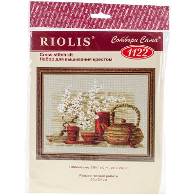 RIOLIS Counted Cross Stitch Kit 11.75"X9.5"-Tea (14 Count)