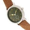 Elevon Northrop Wool-Overlaid Leather-Band Watch - Camel/Green - 3 of 3