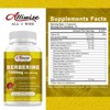 Alliwise Berberine HCL 1000mg Supplement with Ceylon Cinnamon, Support Gastrointestinal Health, 120 Capsules - 2 of 4