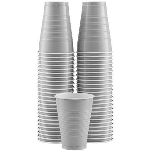 Juvale 100 Pack 8 Oz Kraft Paper Insulated Disposable Coffee Cups With Lids  And Stirring Straws For Hot Drinks, Beverages : Target