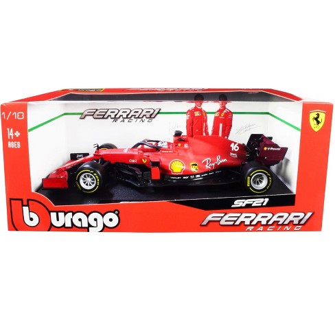 Bburago Formula 1 Ferrari F1-75 SAINZ with Helmet 1:18 Scale Collectible  Race Car