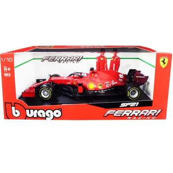 Ferrari SF21 #16 Charles Leclerc Formula One F1 Car "Ferrari Racing" Series 1/18 Diecast Model Car by Bburago