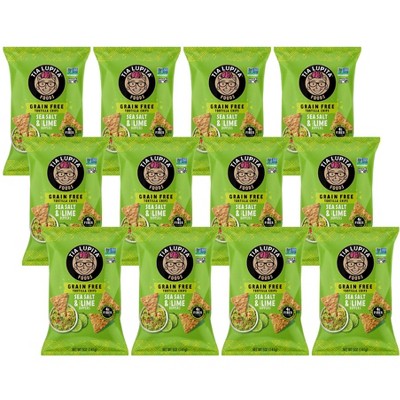 Tia Lupita Grain Free Sea Salt Lime Chips - Case of 12/5 oz