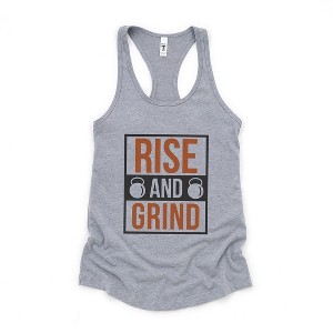 Simply Sage Market Women's Rise and Grind Kettleball Racerback Tank - 1 of 4