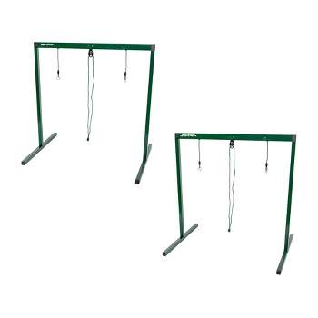 Jump Start JS10065 2 Foot Hydroponic, Seedling, Plant Grow Light Stand with Toggles for Lamp Adjustment, Metal Frame Only (2 Pack)