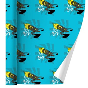Adventure Time Lemongrab Unacceptable Gift Wrap 30" x 72" - 1 of 4