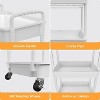 Belffin Rolling Utility Cart with Drawer,Utility Cart Made of Multifunctional Storage Organizer Tool - 4 of 4
