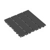 KTMBDW Plastic Interlocking Deck Tiles, 44 pcs 12"x12" Waterproof Outdoor Flooring All Weather Use, Floor Tiles for Poolside Balcony Backyard - 4 of 4
