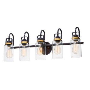 Maxim Lighting Magnolia 5 - Light Vanity in  Bronze/Gold - 1 of 4