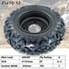 ATV/UTV Tire & Wheel Set (2 PCS) - 6PR All-Terrain Tires with 12" Steel Rims - 3 of 4