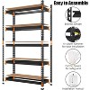 Heavy Duty Storage Shelves, 5 Tier Durable Metal Construction, Adjustable Shelving, Storage Utility Rack Shelf Unit for Garage, Kitchen, Warehouse - 3 of 4