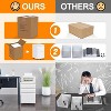 SUXXAN Metal Rolling File Cabinet with 3 Drawers, Under Desk Mobile Filing Storage Cabinet with Lock,Required Assembly - 4 of 4