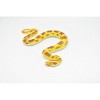 Collectible Wildlife Gifts | Snake, Yellow Python Snake Toy, Burmese Python, Coied, Rubber Reptile,  Hand Painted,  Model, Gift,   12"  F3588 B492 - 4 of 4