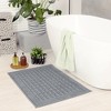 REGALWOVEN Lightweight Washable Cotton Reversible Water Absorbent Rug Shower Bath Mat - 3 of 4