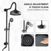 ONWITH Shower Head with Handheld Shower System with 8" Rainfall Shower Head, Dual Shower Combo - 4 of 4