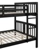 PAGED Full over Full Bunk Bed with Drawers, Wooden Bed Frame with Ladder and Guardrail, Modern Loft Bed for Kids, Teens, Adults - 3 of 4