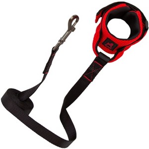 Gooby Soft Mesh Wrist Band Surfer Leash Red, 6 FT - 1 of 1