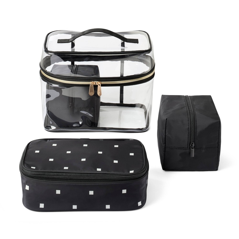 Sonia Kashuk™ Travel Train Case Makeup Bag Set - 4pc
