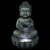 Northlight 21.5" Buddha in Sukhasana Pose Outdoor Garden Water Fountain - 3 of 4