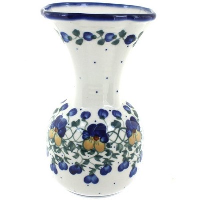 Blue Rose Polish Pottery 30-1 WR Unikat Vase