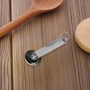 Unique Bargains Measuring Cups 4-Piece Measuring Spoon Set Dishwasher Safe Stainless Steel Silver Tone 1 Set - 2 of 3