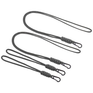 Unique Bargains Keys Whistle Badge Holder Wrist Lanyard with Sling Clip 4 Pcs - 1 of 4