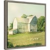 Amanti Art Farm Morning III Square (Barn) by Sue Schlabach Canvas Wall Art Print Framed 16-in. x 16-in. - 2 of 4