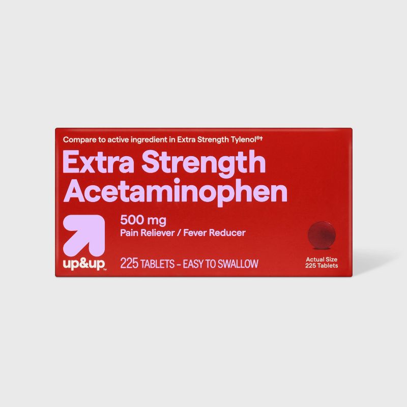 Acetaminophen Pain Relief Coated Tablets - up & up™, 1 of 5
