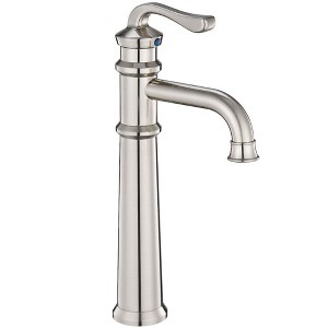 BWE Waterfall Single Hole Single-Handle Vessel Bathroom Faucet With Pop-up Drain Assembly - 1 of 4