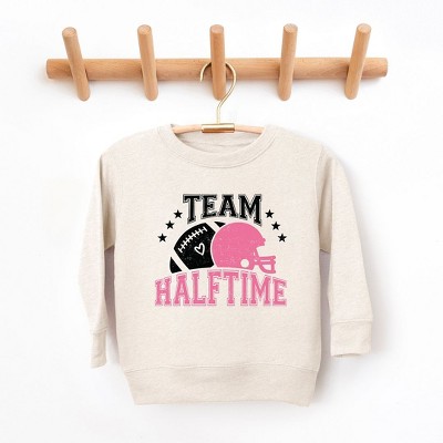 The Juniper Shop Team Halftime Distressed Youth Ultra-Soft Graphic Sweatshirt