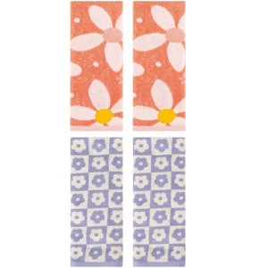 REGALWOVEN 4 Pcs Cotton Soft Absorbent Decorative Bathroom Hand Towel - 1 of 4