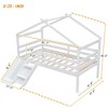 Outdoor Storage Shed, Wooden Tool Storage Shed With Lockable Double Door, Detachable Shelves And Tilted Roof For Outdoor Backyard Garden - 3 of 4