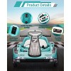 Jojoka Go Kart for Kids, Ride On Drift Kart with Dual Motors, Battery Powered Electric Drift Car with 2 Mph Max Speed, Headlights - 2 of 4