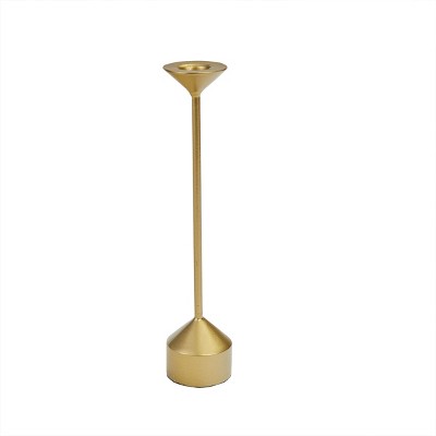 Split P Tall Luna Gold Taper Holder