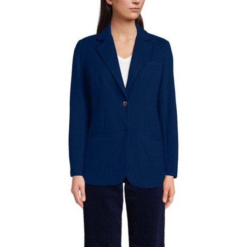 Lands end navy blazer store