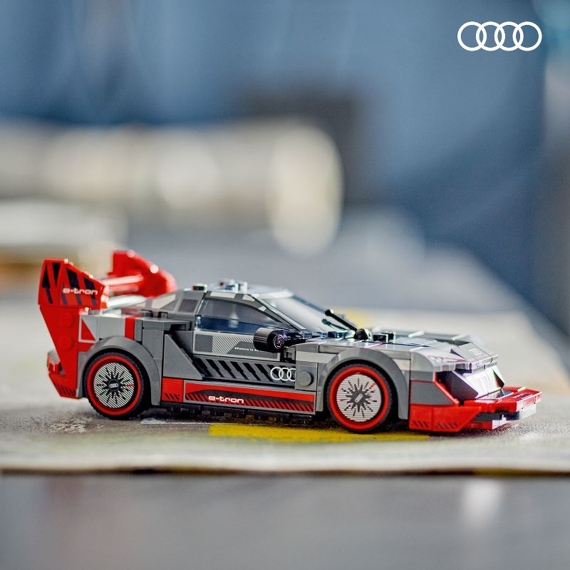 LEGO Speed Champions Audi S1 e-tron quattro Race Car Toy 76921, 3 of 8
